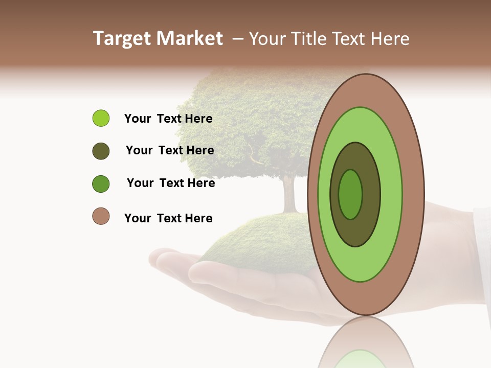 Seedling Hand New PowerPoint Template