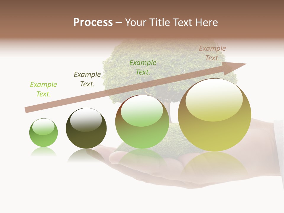Seedling Hand New PowerPoint Template
