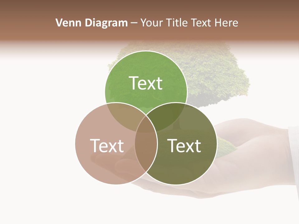Seedling Hand New PowerPoint Template