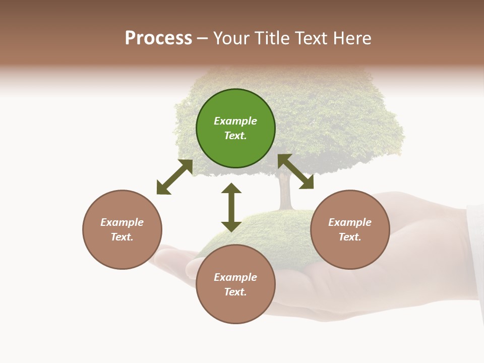 Seedling Hand New PowerPoint Template