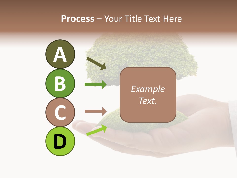 Seedling Hand New PowerPoint Template