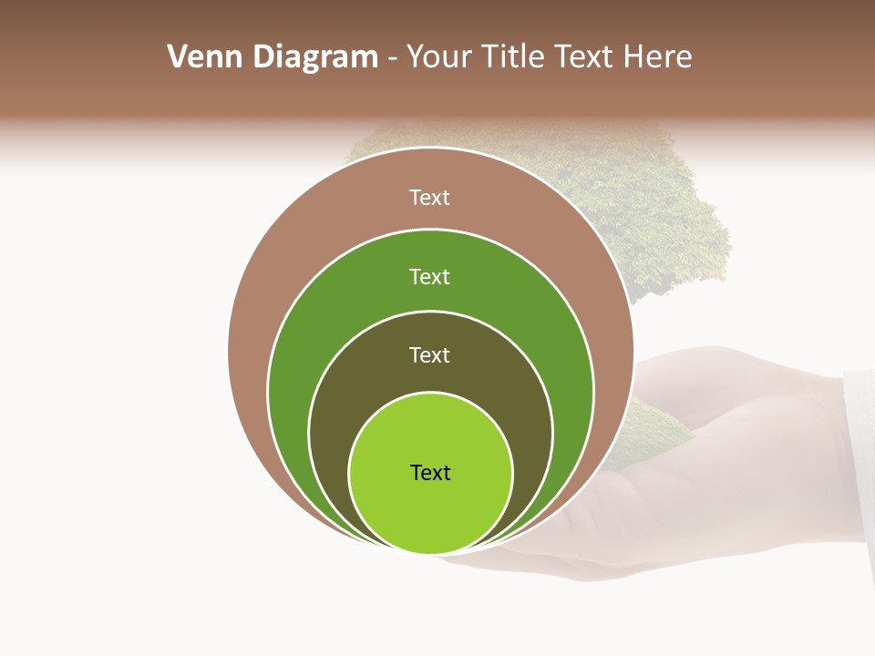 Seedling Hand New PowerPoint Template