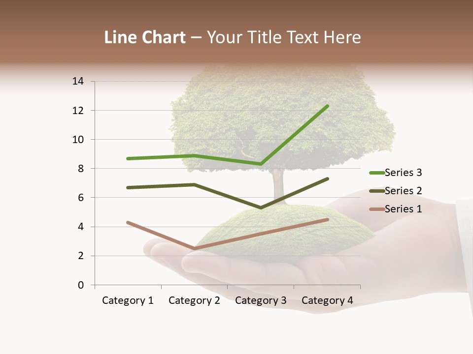 Seedling Hand New PowerPoint Template