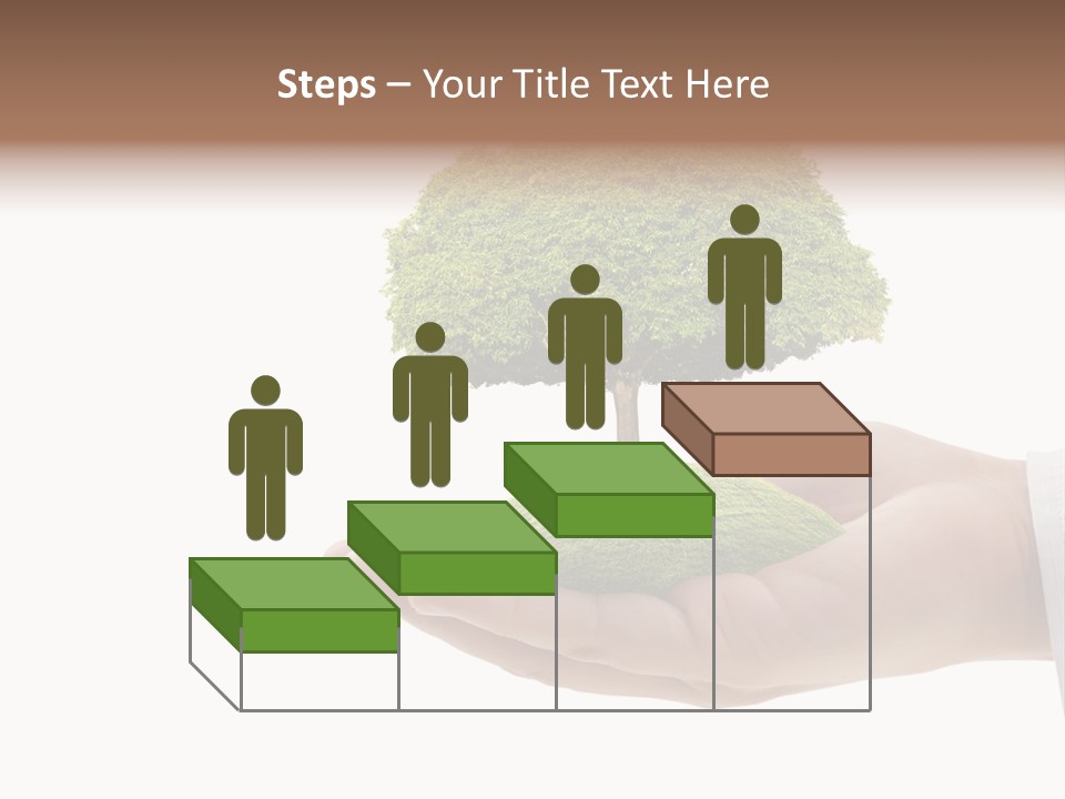 Seedling Hand New PowerPoint Template