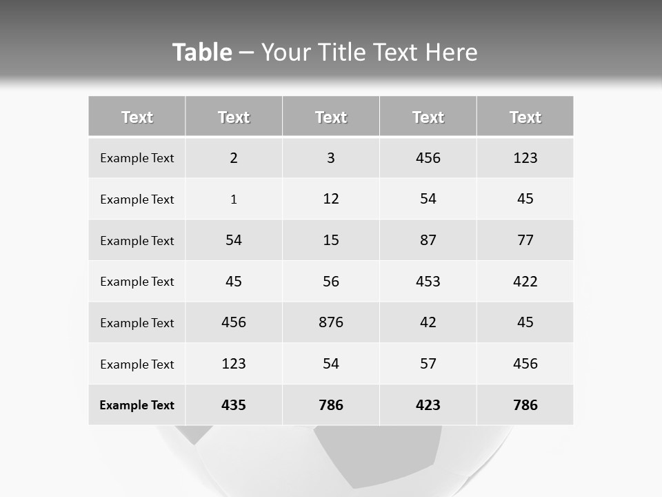Leisure Equipment Play PowerPoint Template