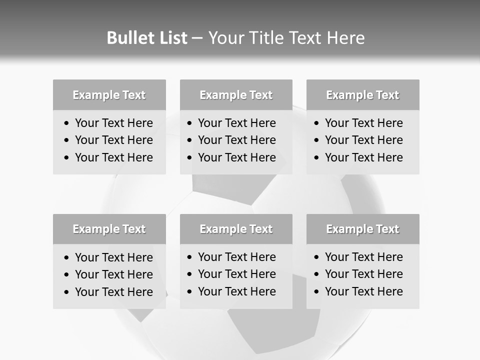 Leisure Equipment Play PowerPoint Template