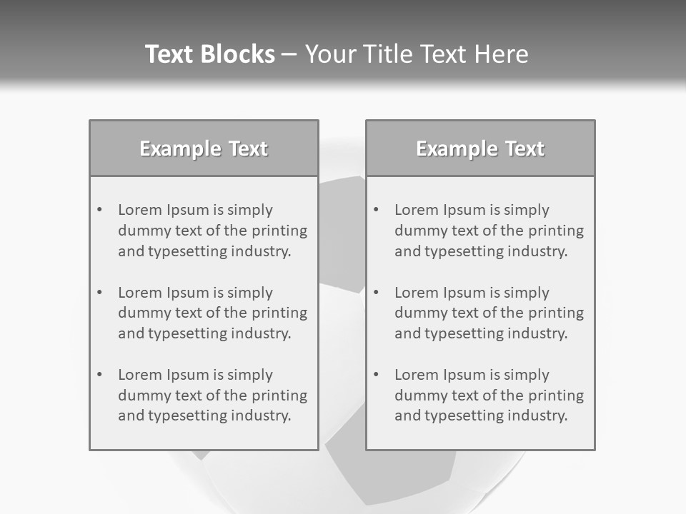 Leisure Equipment Play PowerPoint Template