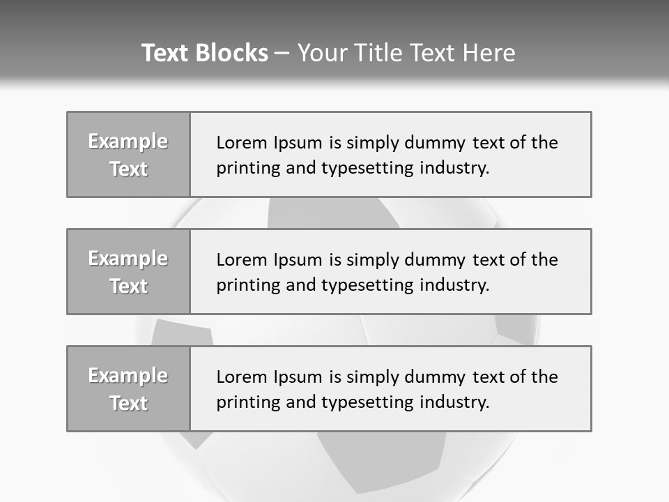 Leisure Equipment Play PowerPoint Template