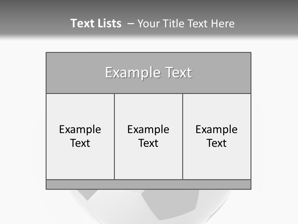 Leisure Equipment Play PowerPoint Template