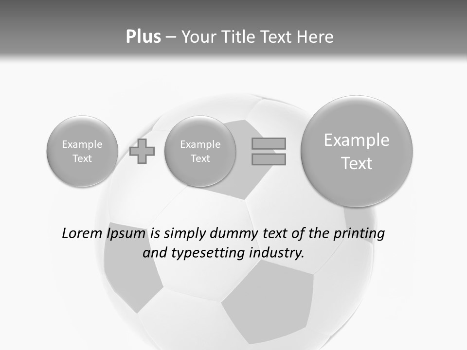 Leisure Equipment Play PowerPoint Template