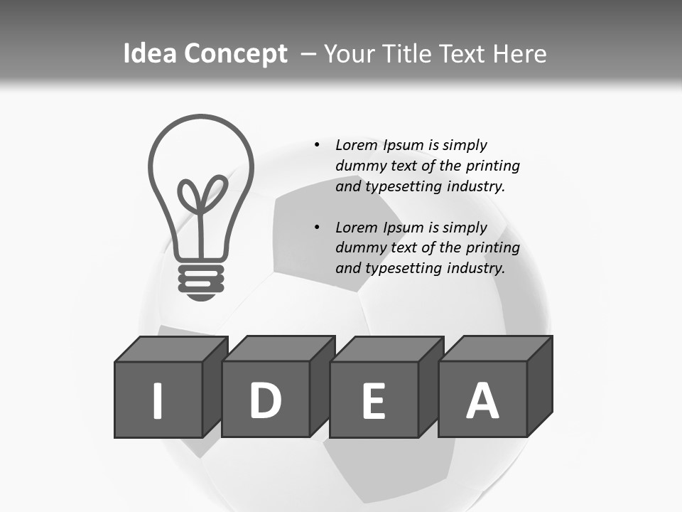 Leisure Equipment Play PowerPoint Template