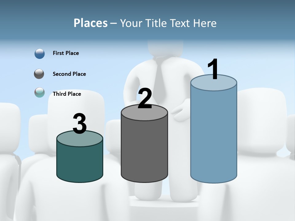 Leader One Man PowerPoint Template