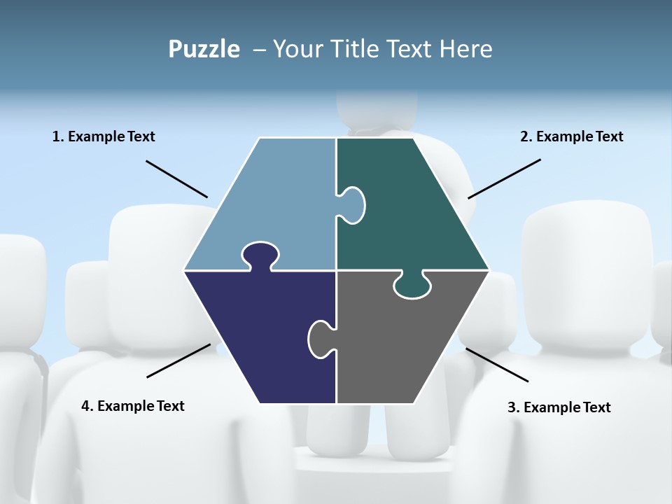 Leader One Man PowerPoint Template