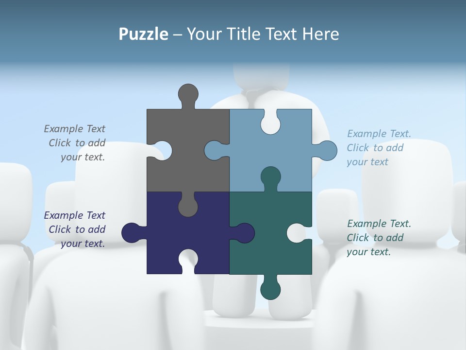 Leader One Man PowerPoint Template