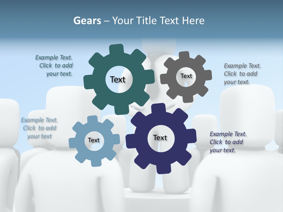 Leader One Man PowerPoint Template