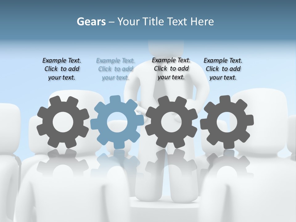 Leader One Man PowerPoint Template