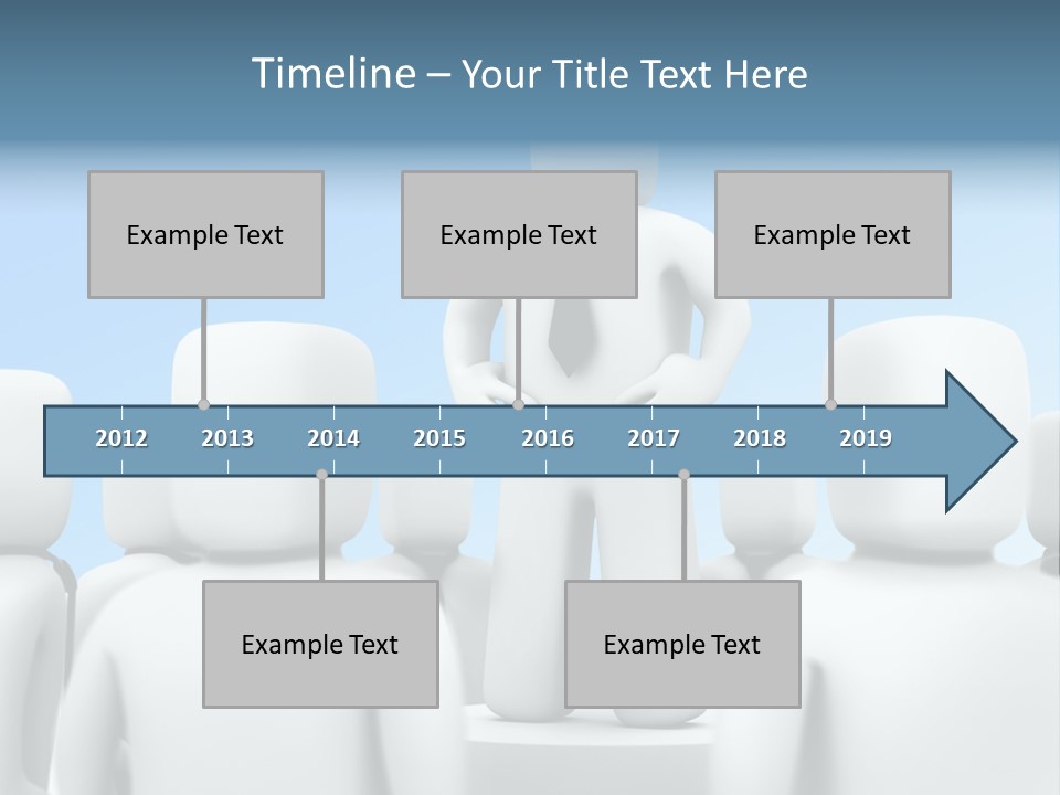 Leader One Man PowerPoint Template