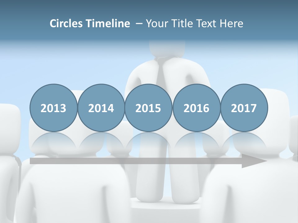 Leader One Man PowerPoint Template