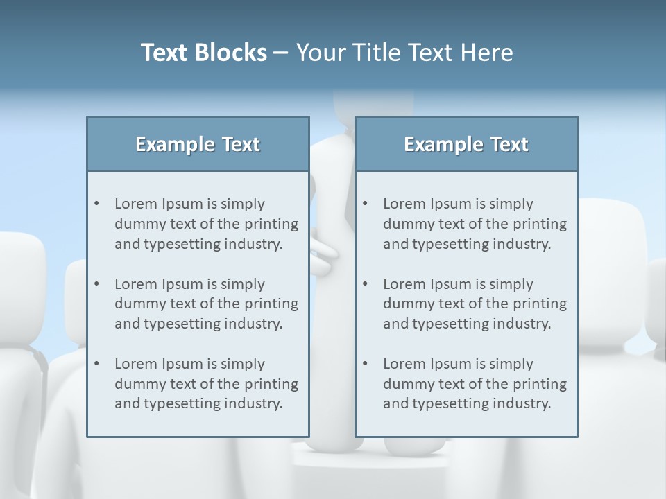 Leader One Man PowerPoint Template