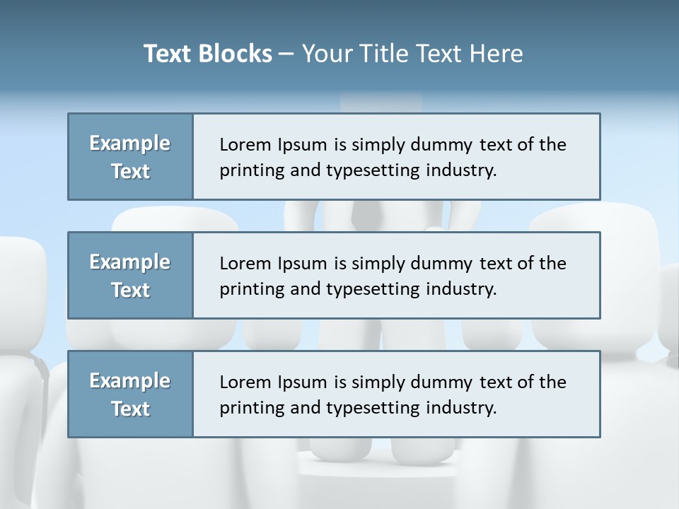Leader One Man PowerPoint Template