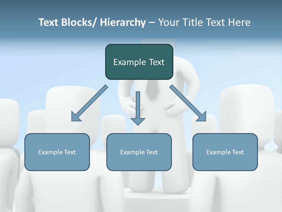 Leader One Man PowerPoint Template