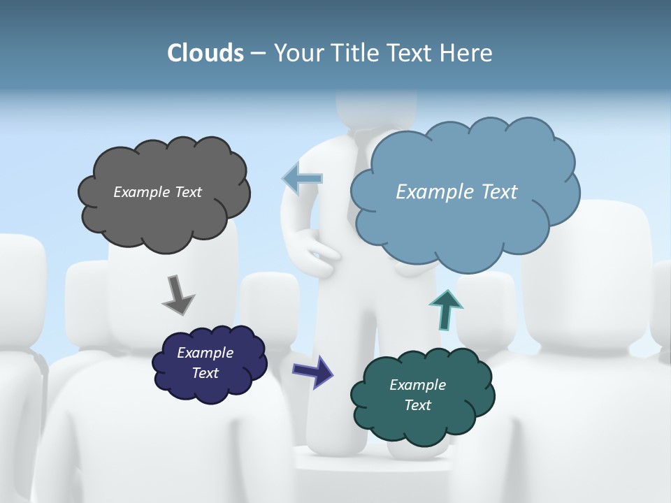 Leader One Man PowerPoint Template