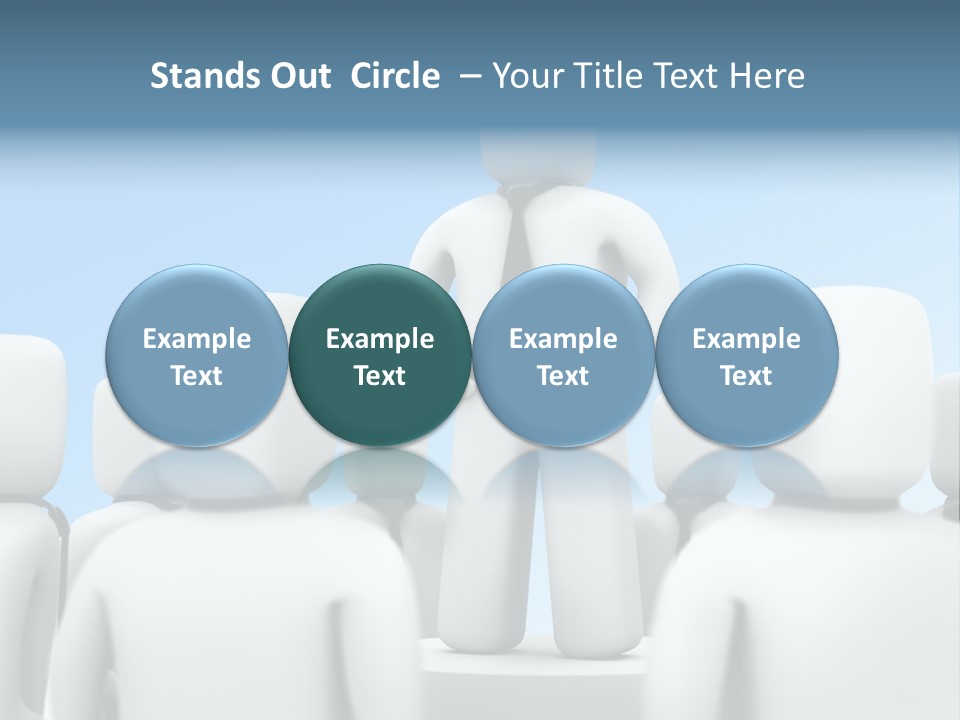 Leader One Man PowerPoint Template