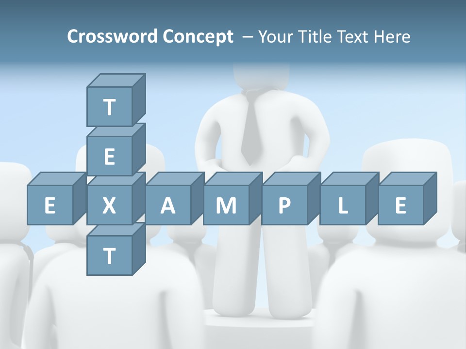 Leader One Man PowerPoint Template