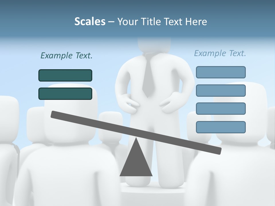 Leader One Man PowerPoint Template