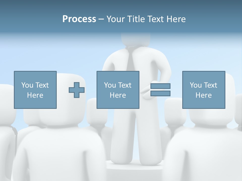 Leader One Man PowerPoint Template