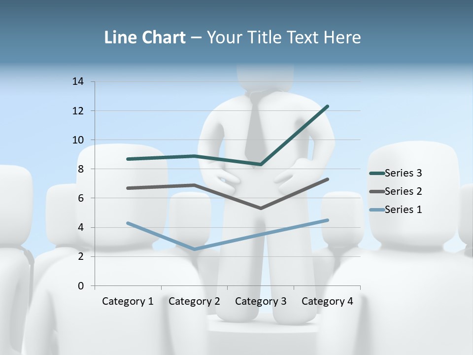Leader One Man PowerPoint Template