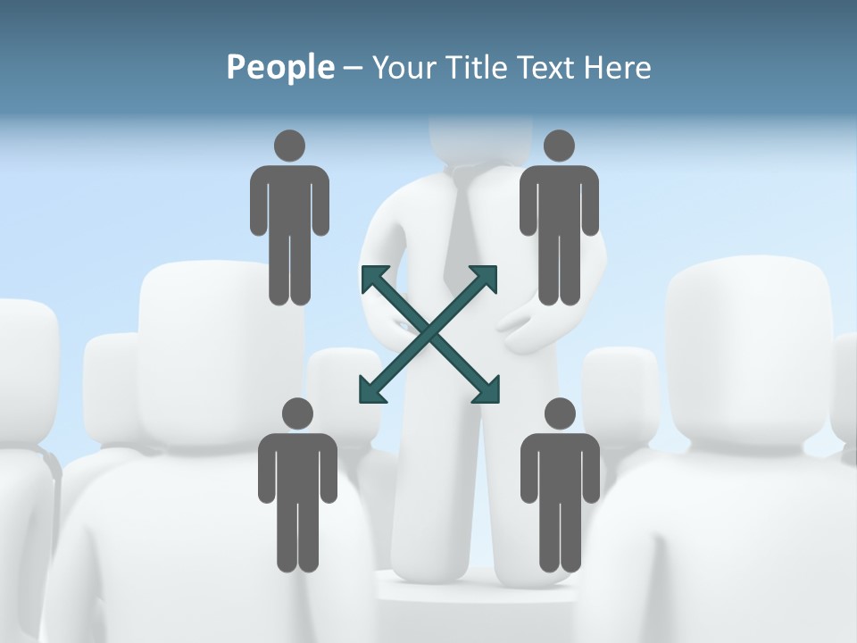 Leader One Man PowerPoint Template