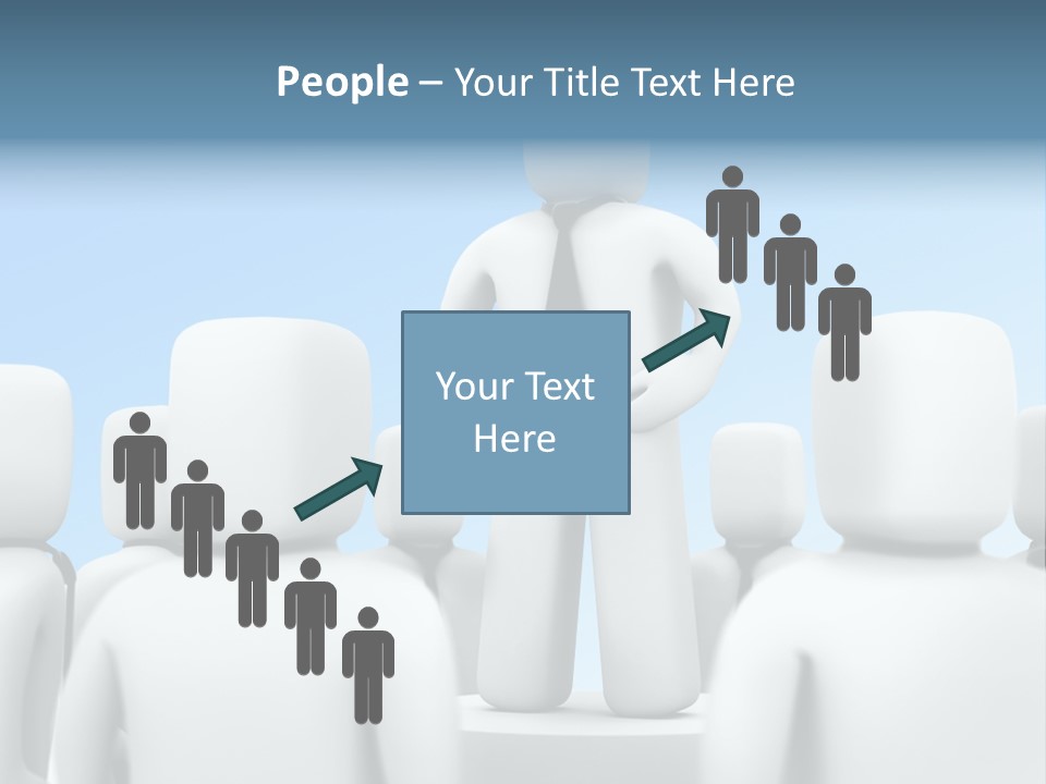 Leader One Man PowerPoint Template