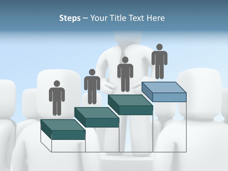 Leader One Man PowerPoint Template