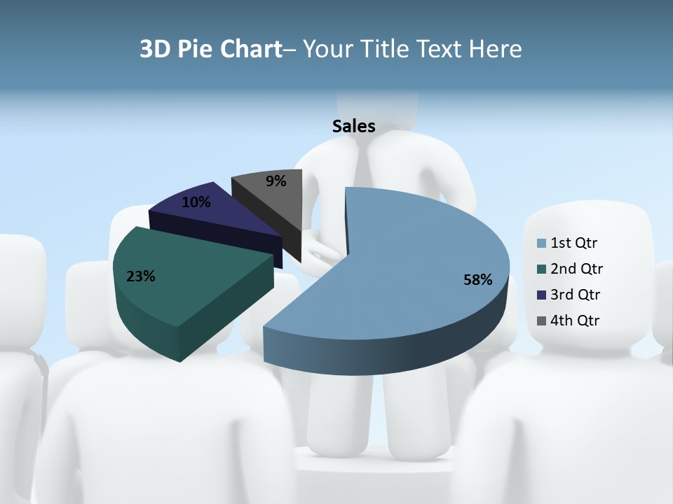 Leader One Man PowerPoint Template