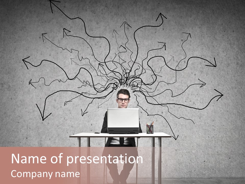 Table Work Concept PowerPoint Template