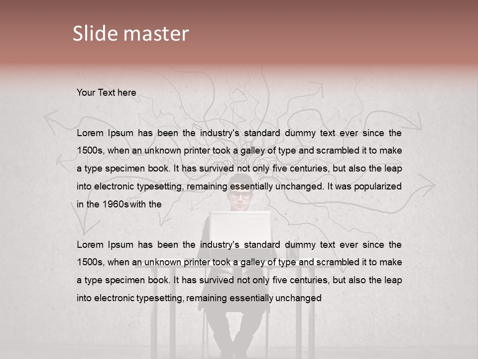 Table Work Concept PowerPoint Template