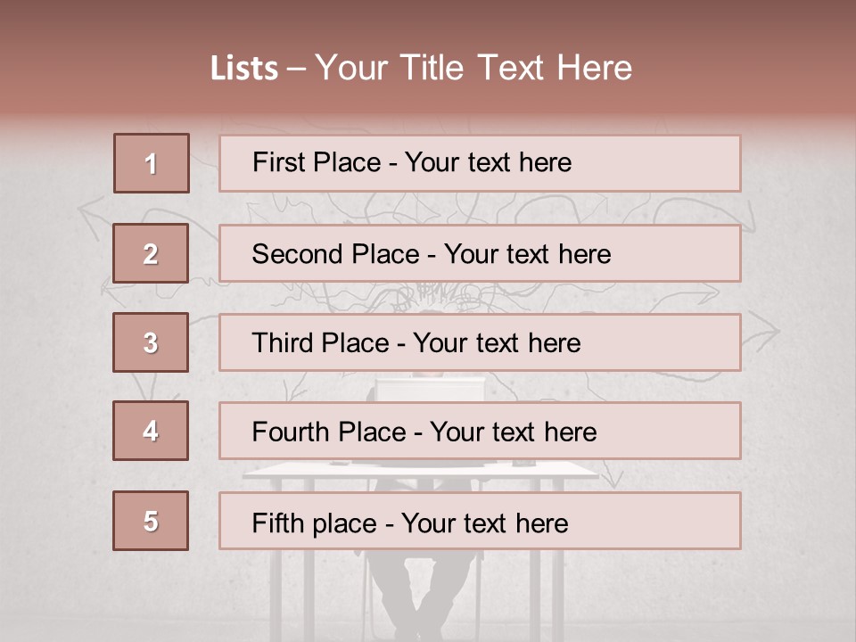 Table Work Concept PowerPoint Template