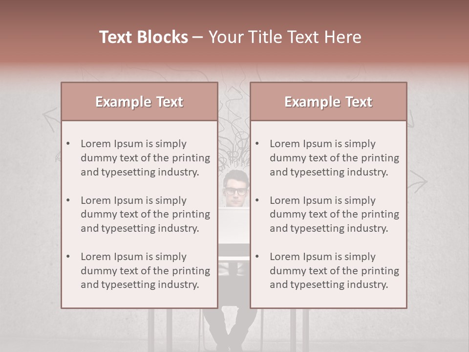 Table Work Concept PowerPoint Template