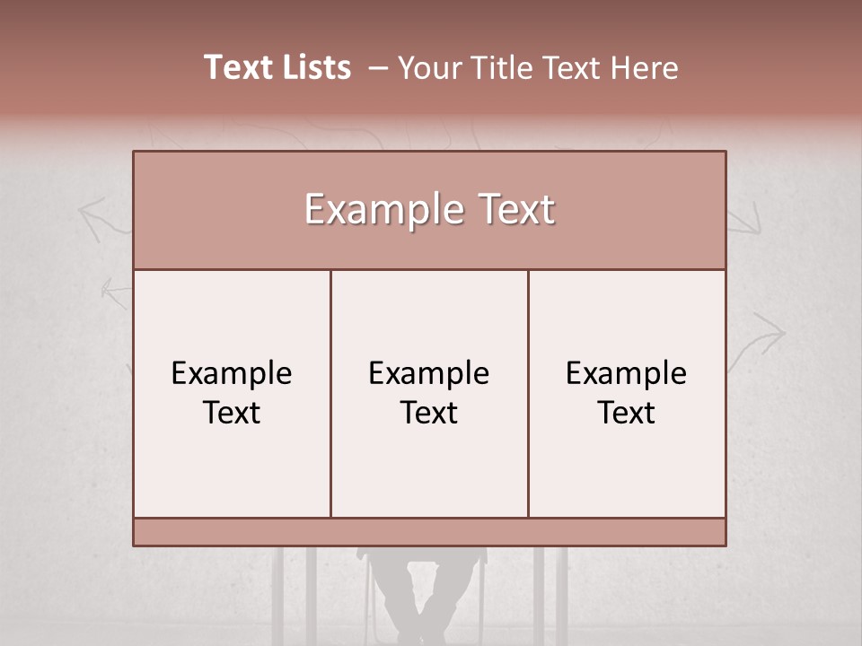 Table Work Concept PowerPoint Template