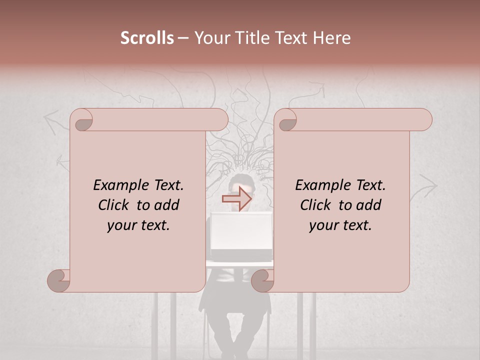 Table Work Concept PowerPoint Template
