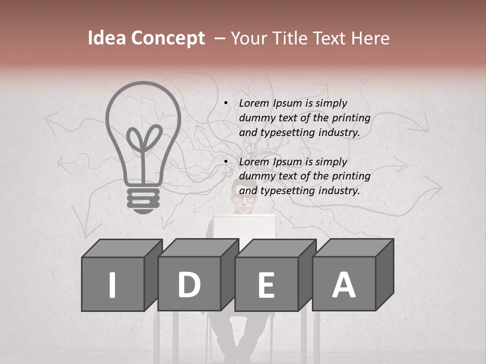 Table Work Concept PowerPoint Template