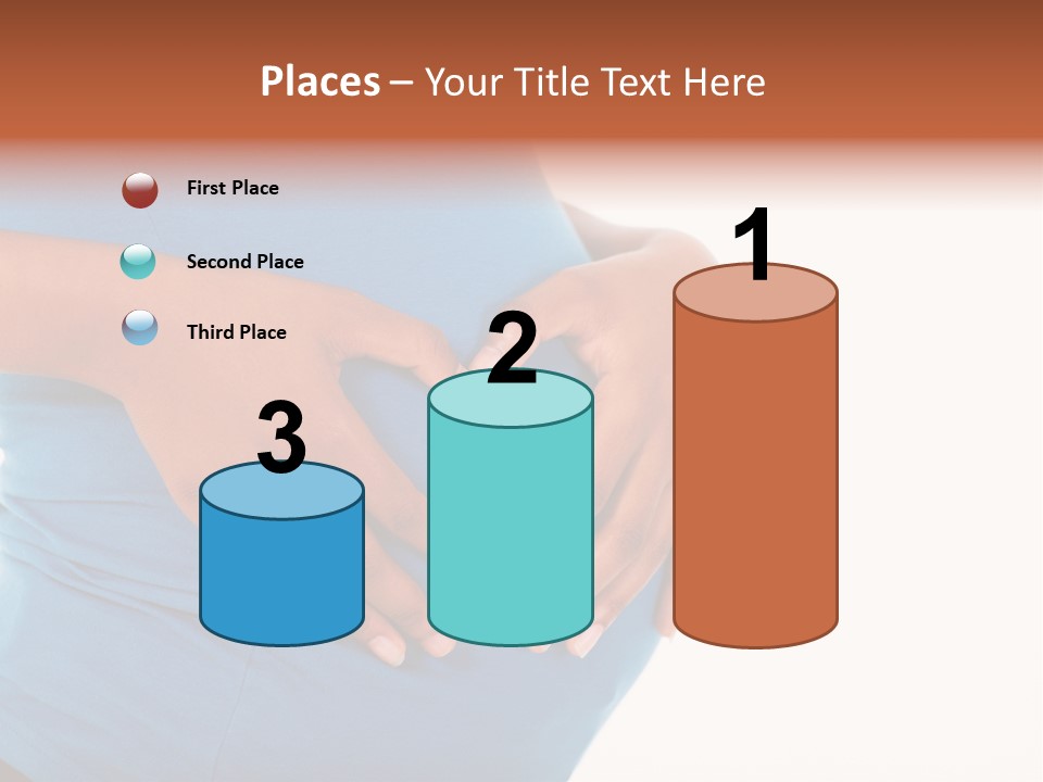 Cut Out Expecting Baby PowerPoint Template