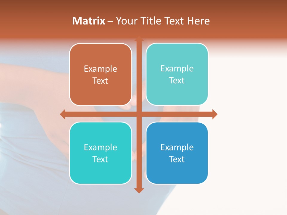 Cut Out Expecting Baby PowerPoint Template