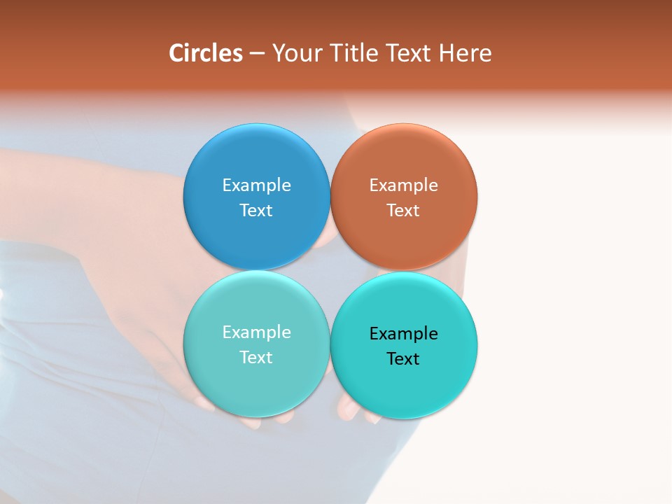 Cut Out Expecting Baby PowerPoint Template