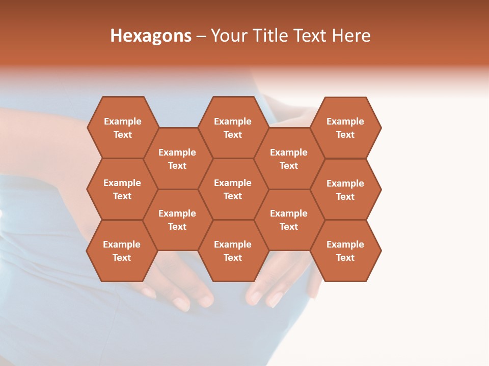 Cut Out Expecting Baby PowerPoint Template