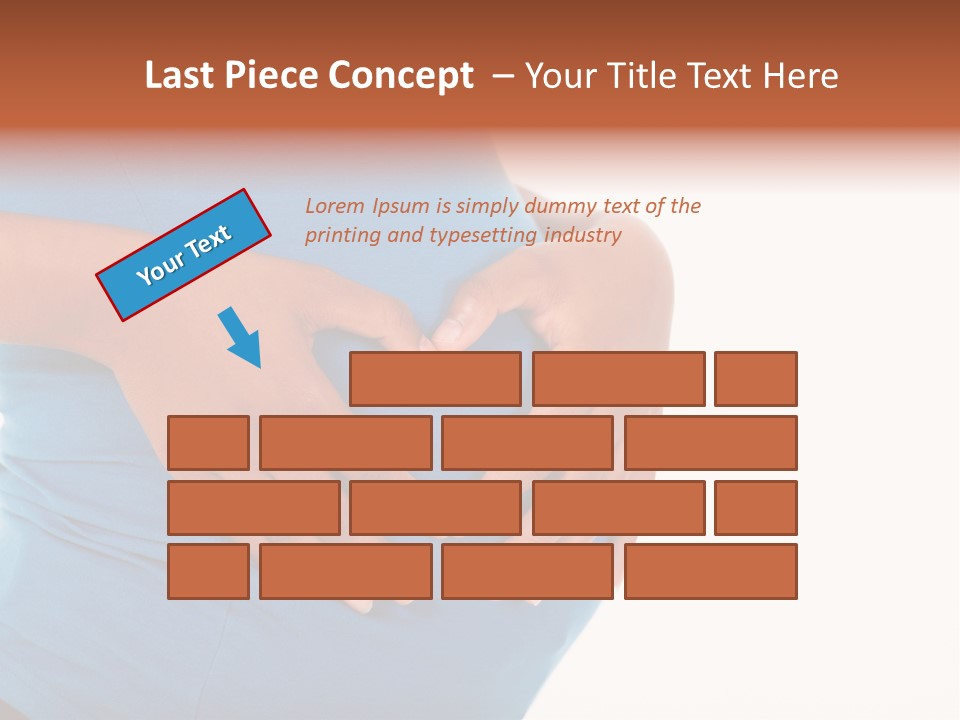 Cut Out Expecting Baby PowerPoint Template