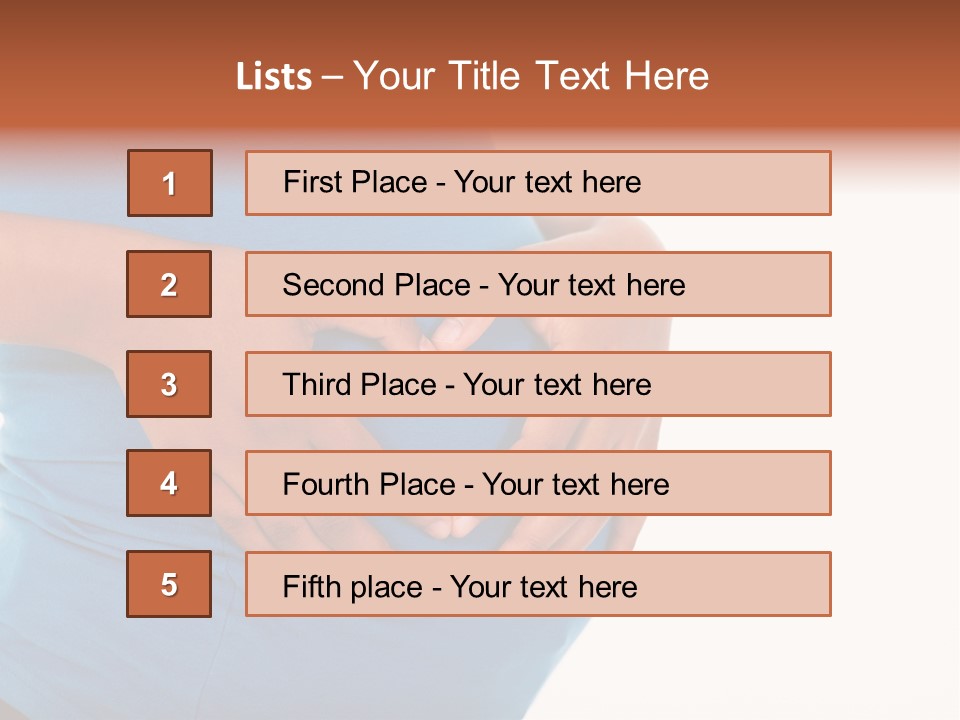 Cut Out Expecting Baby PowerPoint Template
