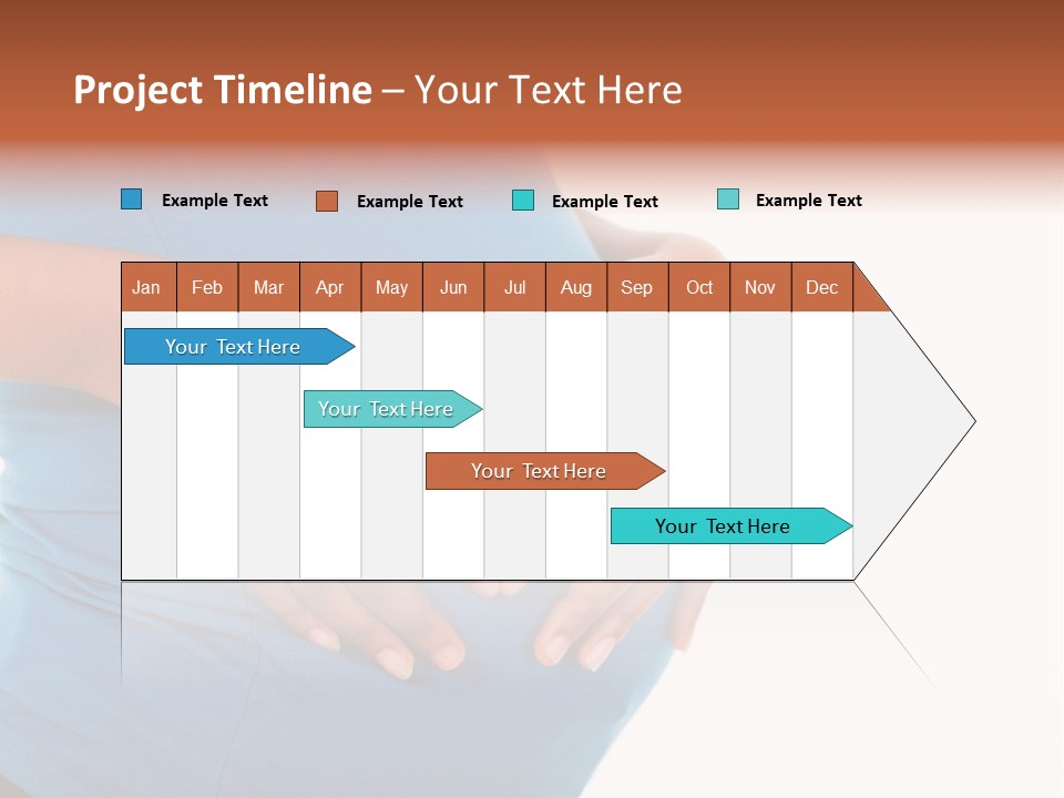 Cut Out Expecting Baby PowerPoint Template