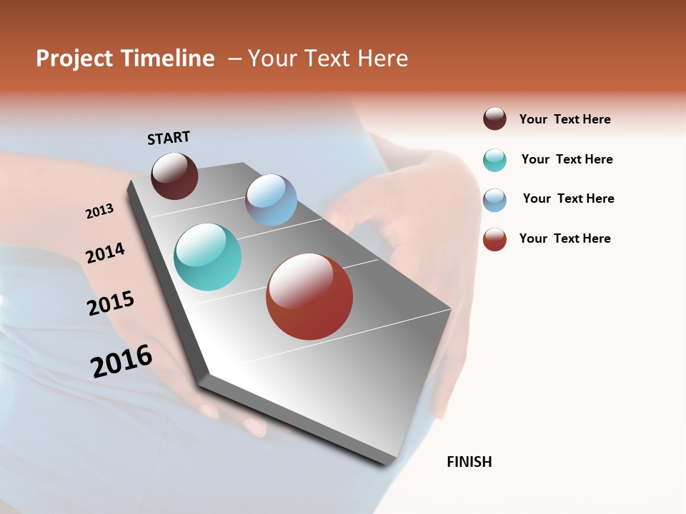 Cut Out Expecting Baby PowerPoint Template